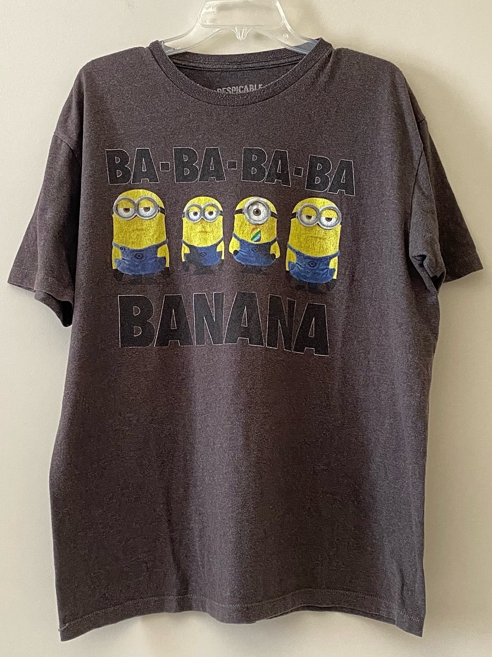 Despicable Me 2 Men’s Banana Minions Brown Graphic Tees - XL - Pre-owned